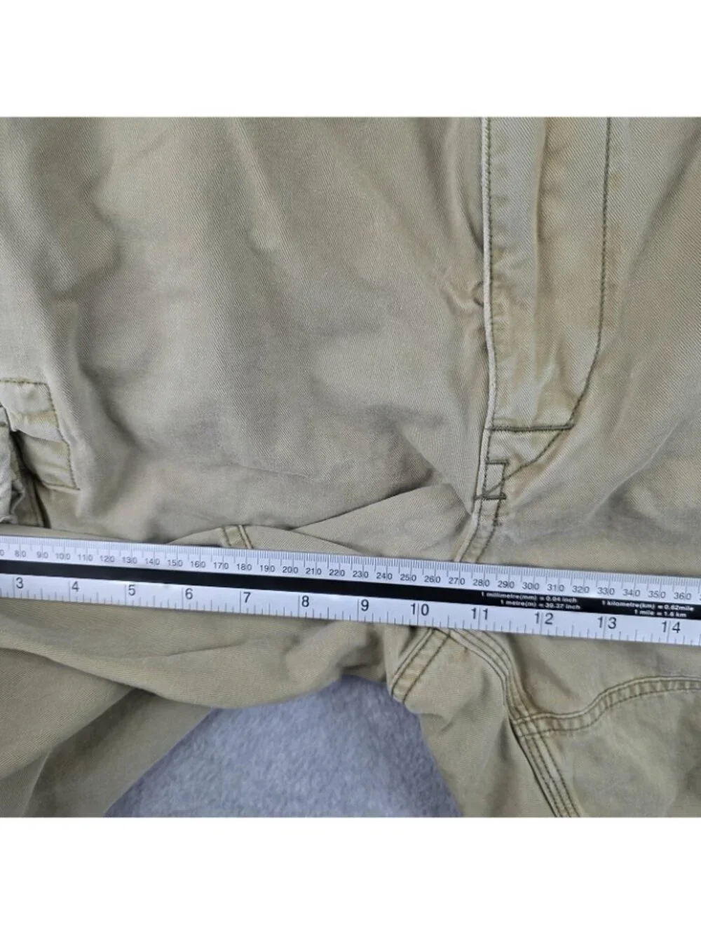 Polo Ralph Lauren Cargo Shorts Mens 40 Beige Relaxed Fit Utility Canvas 11in